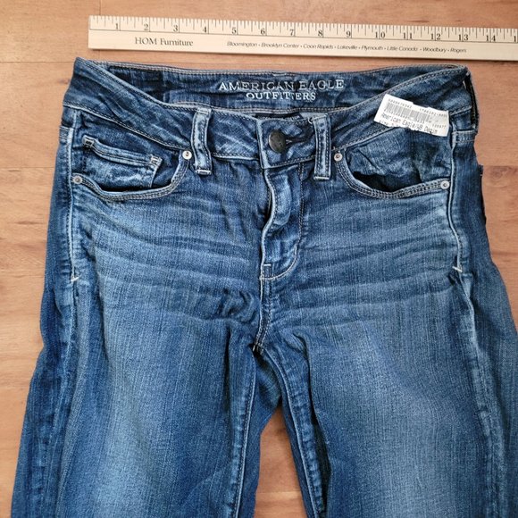 American Eagle Skinny Jeans Size 4 - Picture 7 of 10